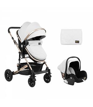 SILLA DE PASEO PARA BEBE - COCHECITO CONVERTIBLE AMAIA GRIS CLARO + GRUPO 0 - KKB31001010117